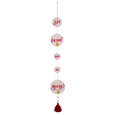 "Eat, Drink and Be Merry" Paper Banner