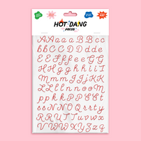 Embroidery Alphabet Sheet, 2pk. - Red, Shop Sweet Lulu