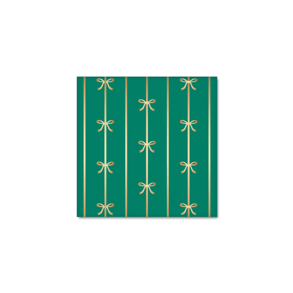 Emerald Green Signature Bow Small Napkins, Shop Sweet Lulu