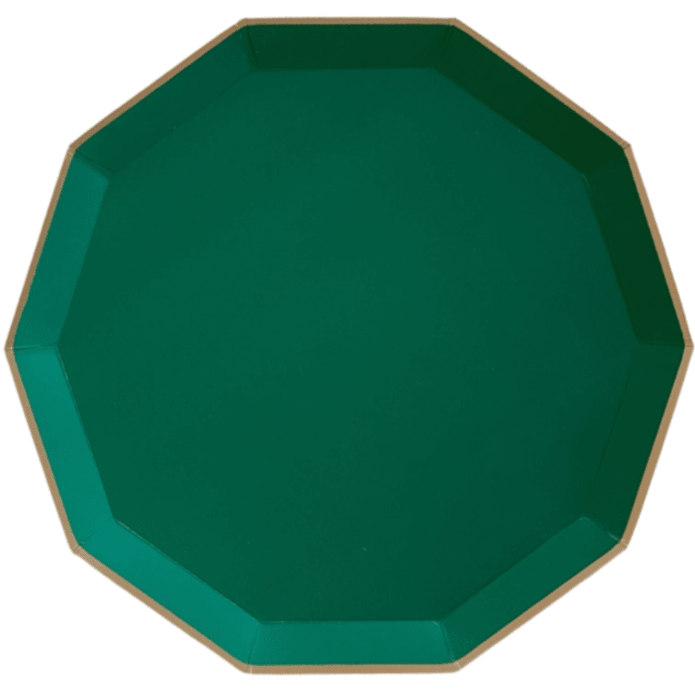 Emerald Green Premium Dinner Plates, Shop Sweet Lulu