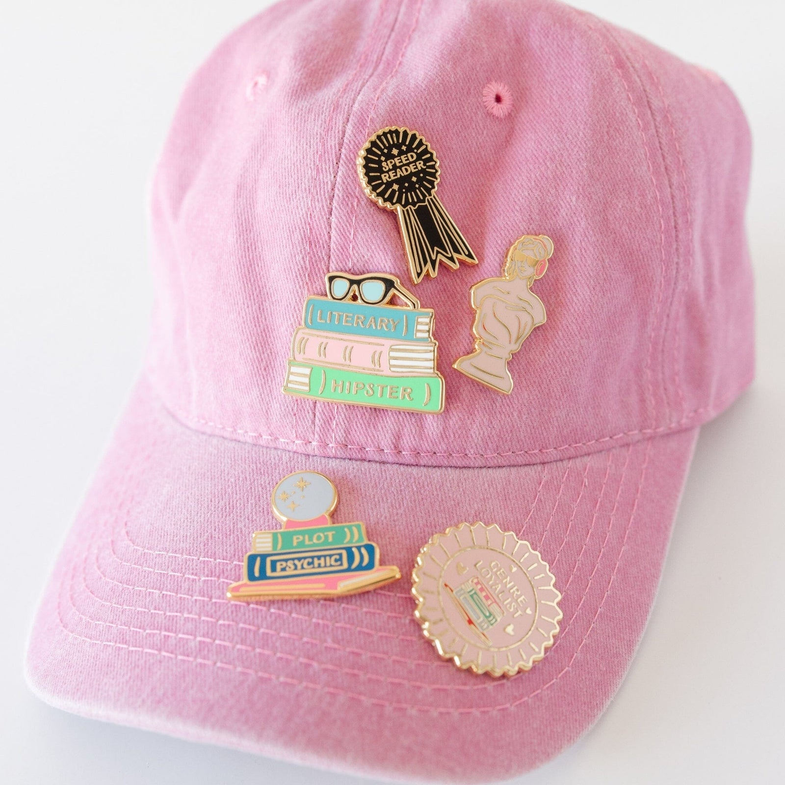 Genre Loyalist Book Themed Enamel Pin, Shop Sweet Lulu