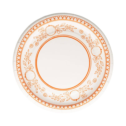 Falloween Pumpkin Dessert Plates