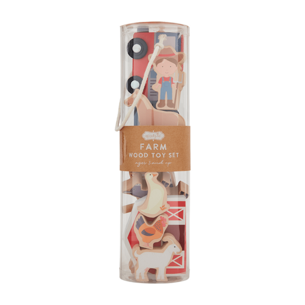 Farm Wood Toy Set - 13pc, Shop Sweet Lulu
