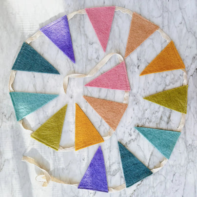 Felt Flag Party Banner - Pastel, Shop Sweet Lulu