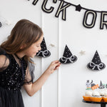 Puffy Felt Witch Hats Banner, Shop Sweet Lulu