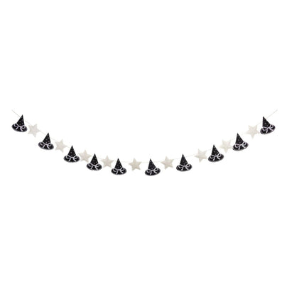 Puffy Felt Witch Hats Banner, Shop Sweet Lulu