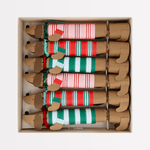 Meri Meri Festive Stripe Sausage Dog Crackers, Shop Sweet Lulu