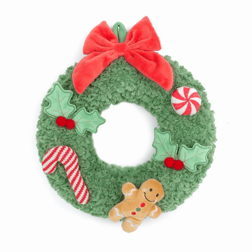 Festive Wreath Plush Toy - Green, Shop Sweet Lulu