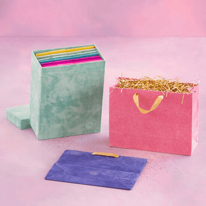 Flocked Gift Bag, Large - 10 Color Options, Shop Sweet Lulu