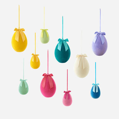 Flocked Hanging Egg - 10 Style Options, Shop Sweet Lulu