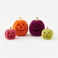 Flocked Gold Stem Jack-o-Lantern - 4 Style Options, Shop Sweet Lulu