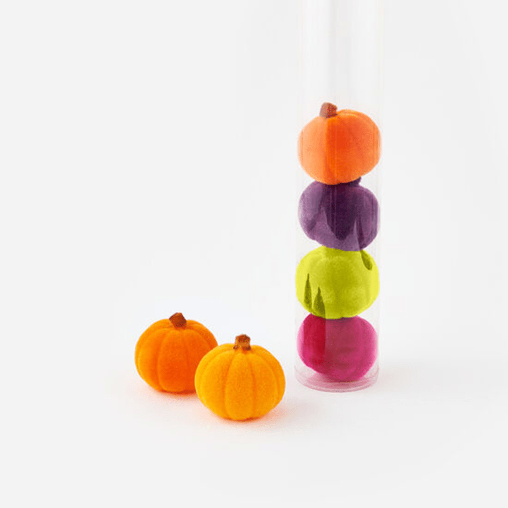 Flocked Pumpkin, Large - 6 Color Options, Shop Sweet Lulu