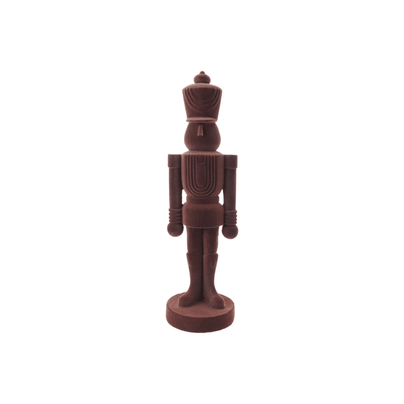Brown Flocked Resin Soldier