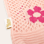 Floral Crochet Slouchy Shoulder Bag - Pink, Shop Sweet Lulu
