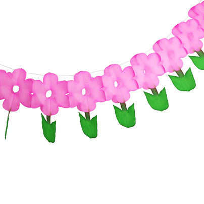Flower Garland - Bright Pink, Shop Sweet Lulu