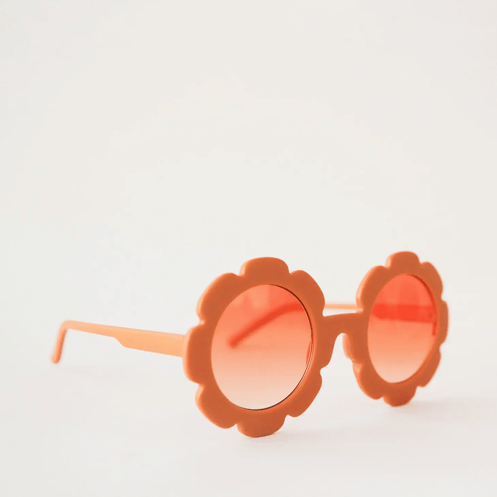 Flower Sunglasses - Orange, Shop Sweet Lulu