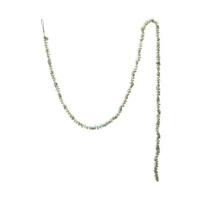 Foam Garland with Iridescent Glitter, Multi Color