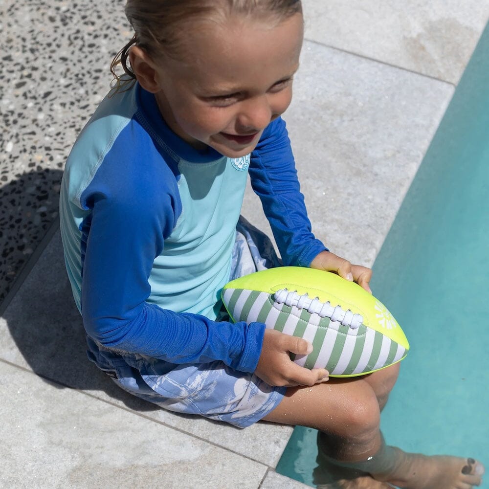 Neoprene Football - Tides Out Citrus, Shop Sweet Lulu