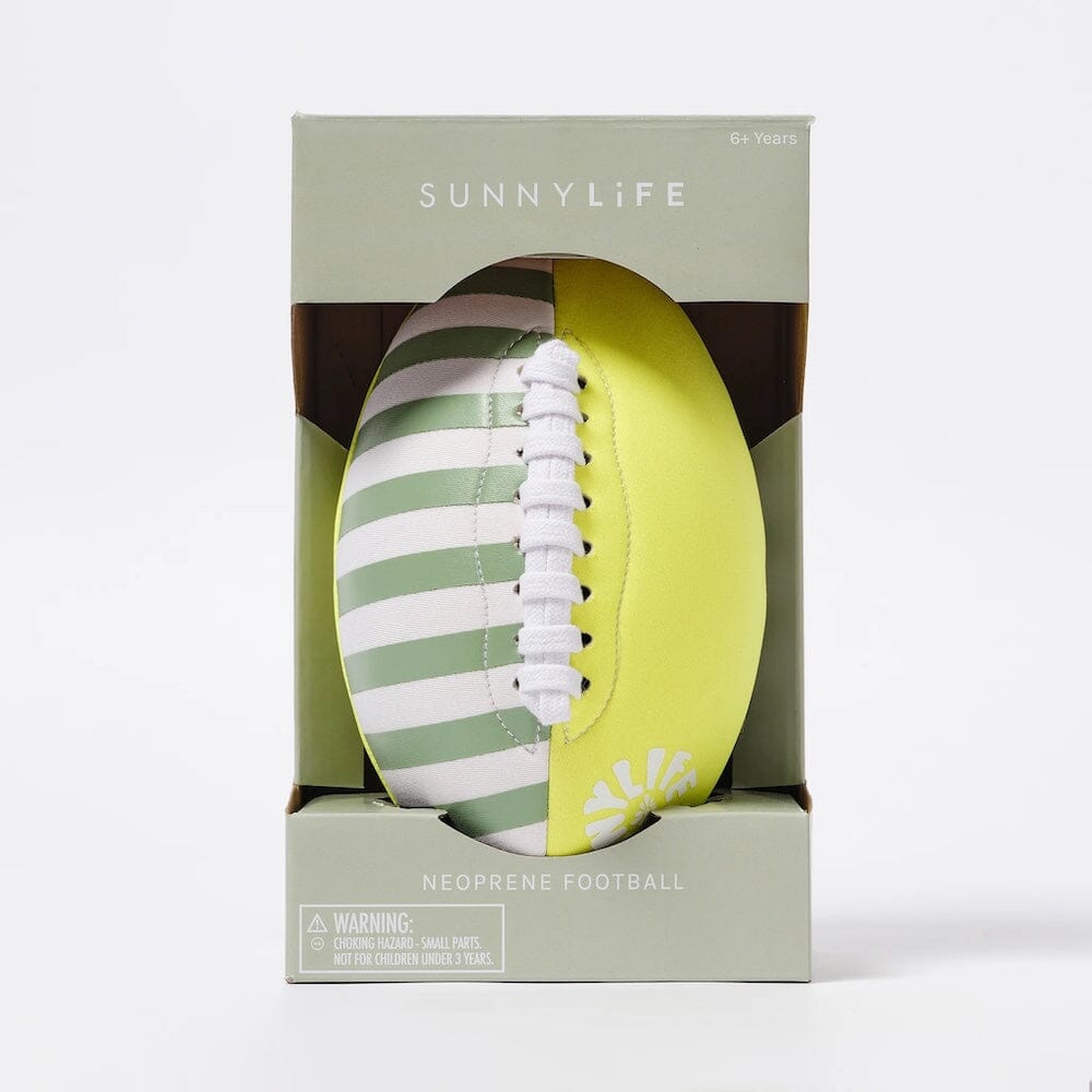 Neoprene Football - Tides Out Citrus, Shop Sweet Lulu