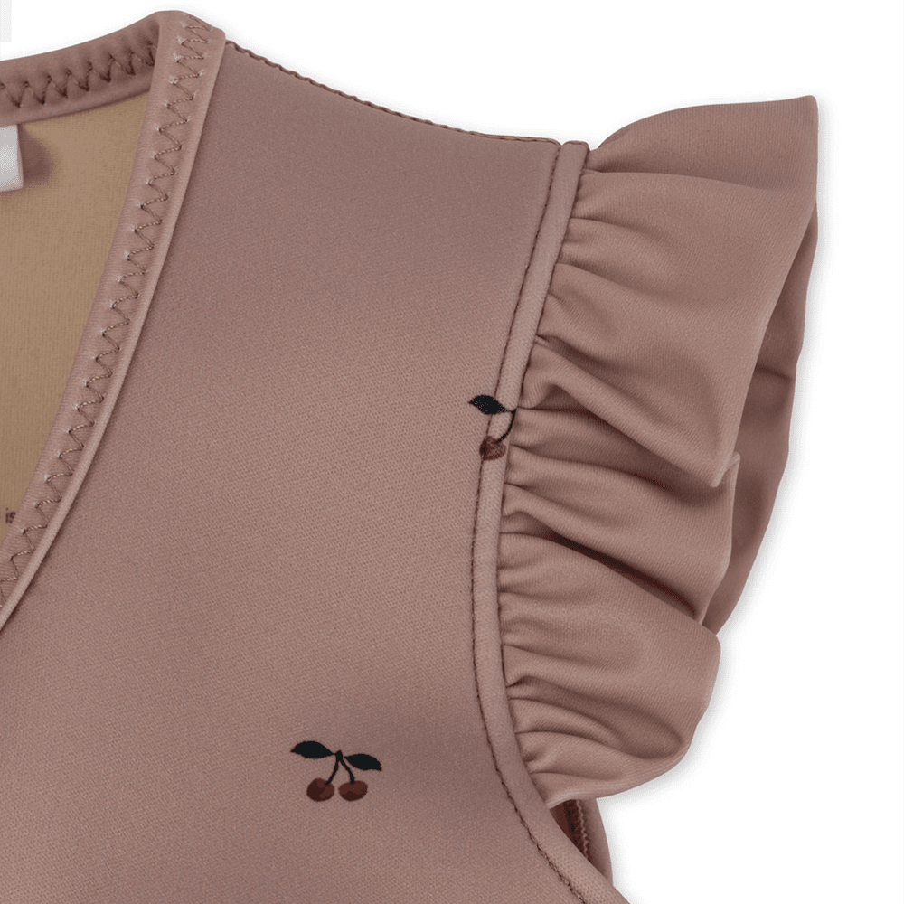 Frill Float Vest, Cherry Print - 2 Size Options, Shop Sweet Lulu