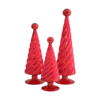 Flocked Spiral Tree Set - Fuschia, Shop Sweet Lulu