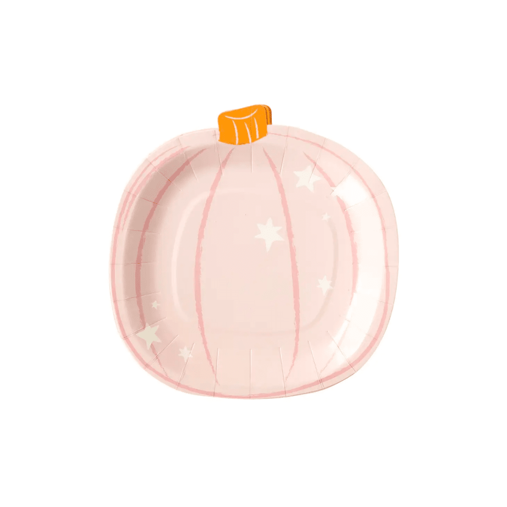 Ghoul Gang Pumpkin Shaped Paper Plate - Shop Sweet Lulu