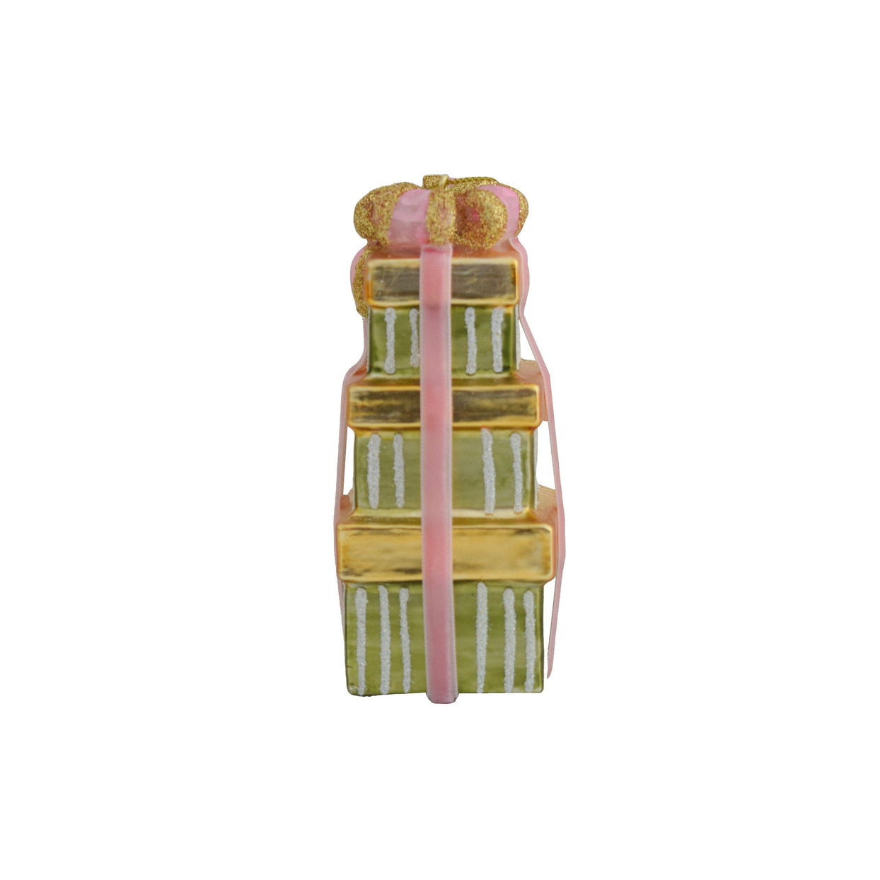 Stacked Gift Box Ornament - 10 Style Options