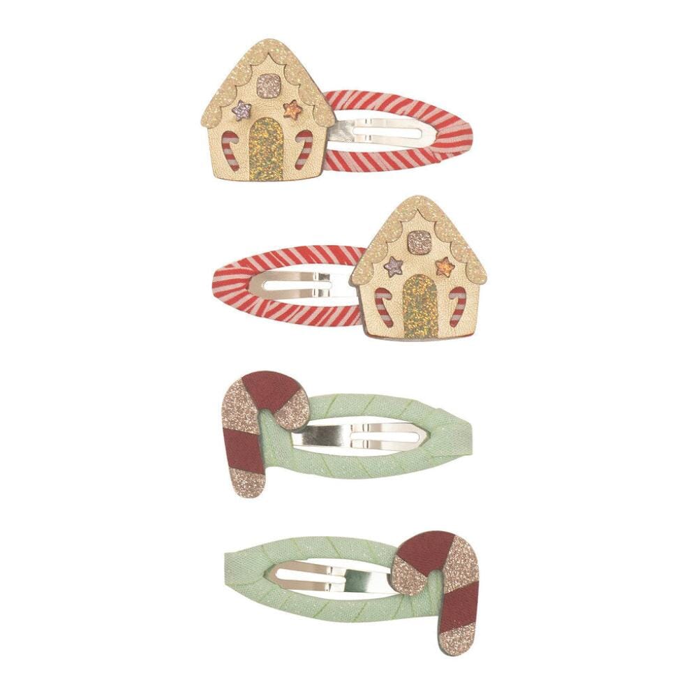 Gingerbread House Hair Clip Set, Shop Sweet Lulu