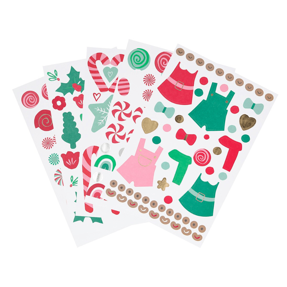 Gingerbread Sticker Advent Calendar, Shop Sweet Lulu