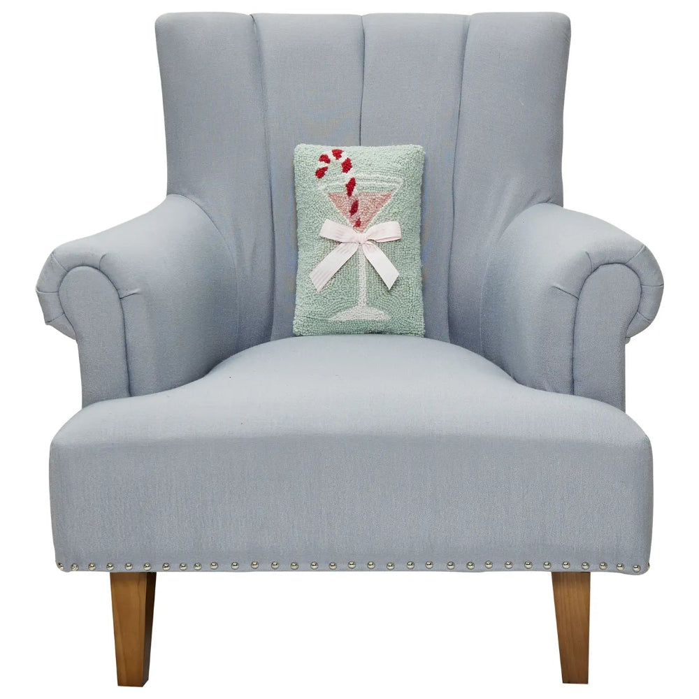 Gingham Bow Martini Glass Hook Pillow, Shop Sweet Lulu