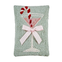 Gingham Bow Martini Glass Hook Pillow, Shop Sweet Lulu
