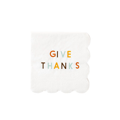 Give Thanks Cocktail Napkins, Shop Sweet Lulu