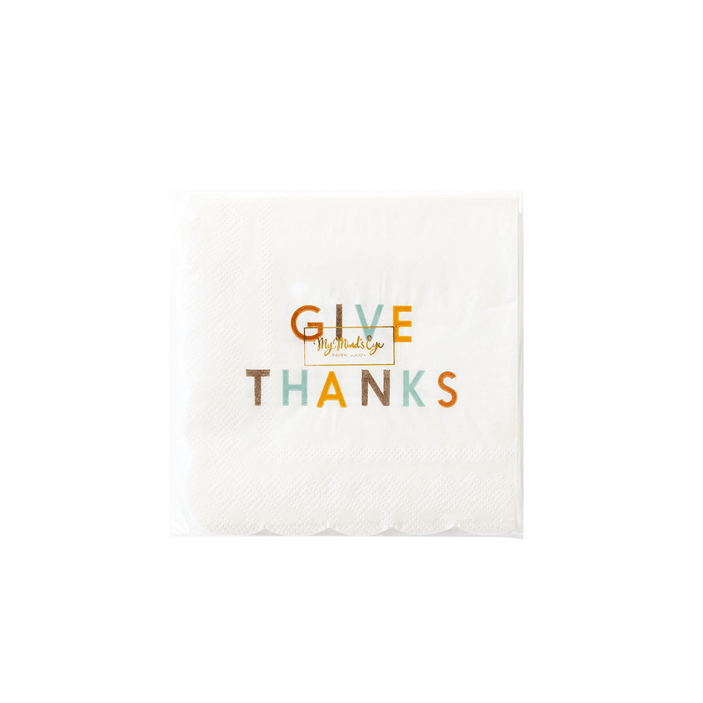 Give Thanks Cocktail Napkins, Shop Sweet Lulu