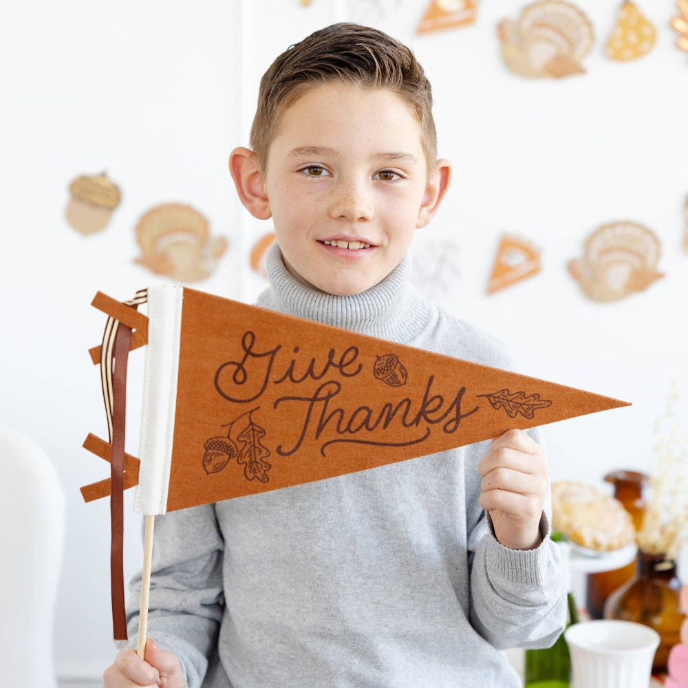 "Give Thanks" Felt Pennant, Shop Sweet Lulu