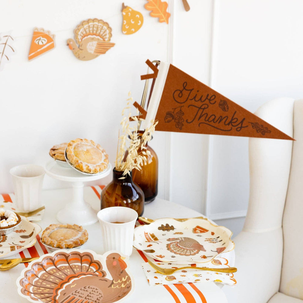 "Give Thanks" Felt Pennant, Shop Sweet Lulu