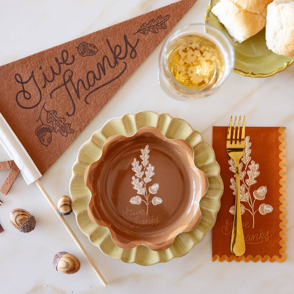 "Give Thanks" Felt Pennant, Shop Sweet Lulu