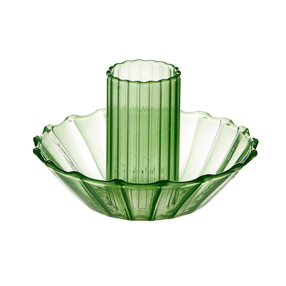 Glass Candle Holder, Green, Shop Sweet Lulu