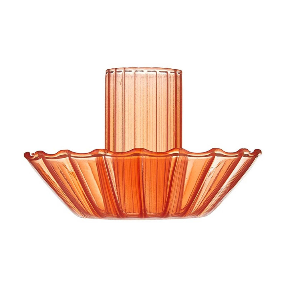 Glass Candle Holder, Red, Shop Sweet Lulu