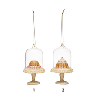 Glass Cloche & Cake Ornament - 2 Style Options, Shop Sweet Lulu
