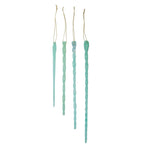 Glass Icicle Ornaments - Blue, Shop Sweet Lulu