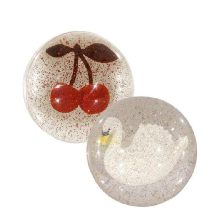 Glitter Bouncing Ball Set - Cherry & Swan, Shop Sweet Lulu