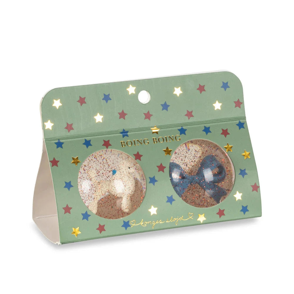 Glitter Bouncing Ball Set - Poodle & Bow, Shop Sweet Lulu