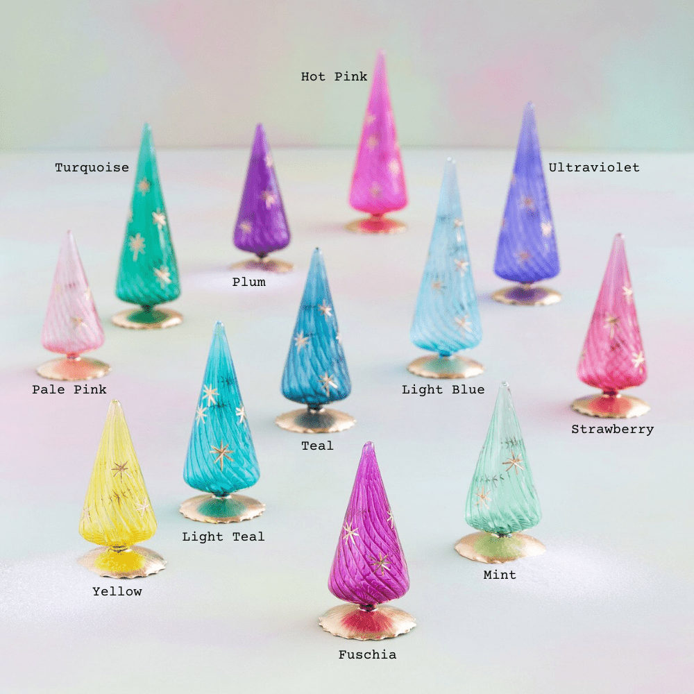 Gold Glint Swirl Tree - 12 Color Options