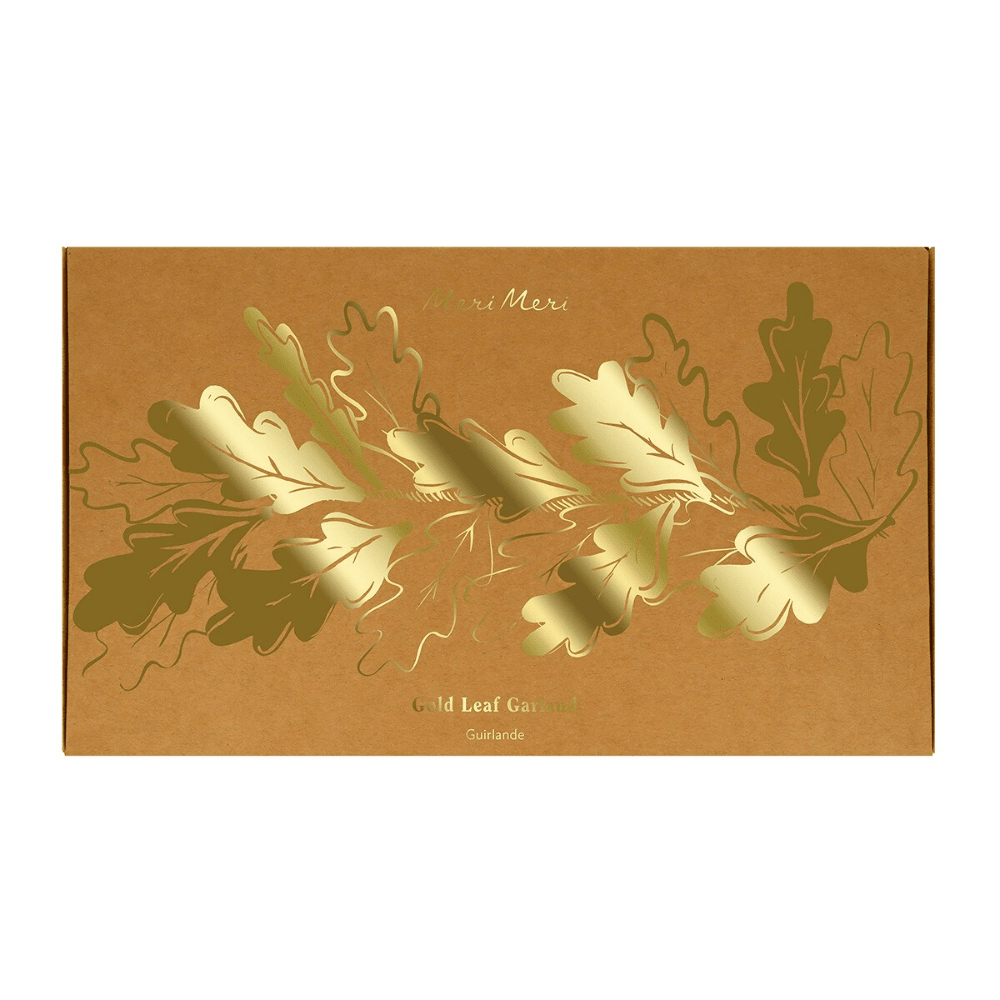 Meri Meri Gold Oak Leaves Garland, Shop Sweet Lulu