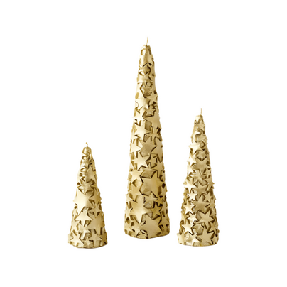 Gold Star Cone Candle Set, Shop Sweet Lulu