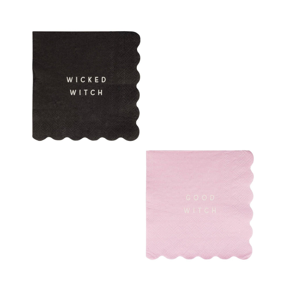 Good Witch/Wicked Witch Cocktail Napkins, Shop Sweet Lulu