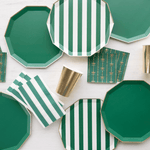 Emerald Green Cabana Stripe Guest Napkins, Shop Sweet Lulu