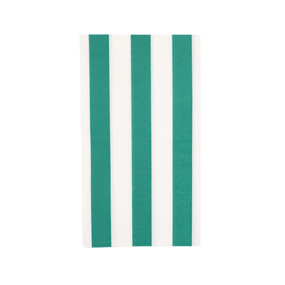 Emerald Green Cabana Stripe Guest Napkins, Shop Sweet Lulu