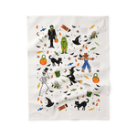 Halloween Parade Tea Towel, Shop Sweet Lulu