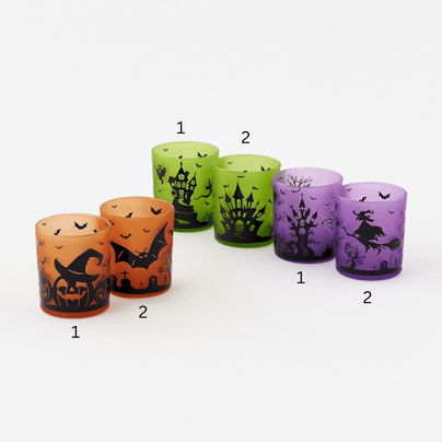Halloween Votive - 3 Color & Style Options, Shop Sweet Lulu
